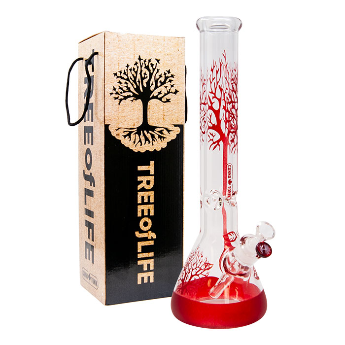 Red Tree Of Life Cannatonik 16 Inches Bong