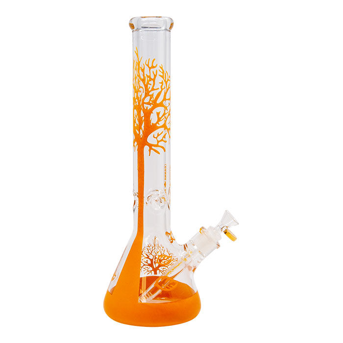 Yellow Tree Of Life Cannatonik 16 Inches Bong