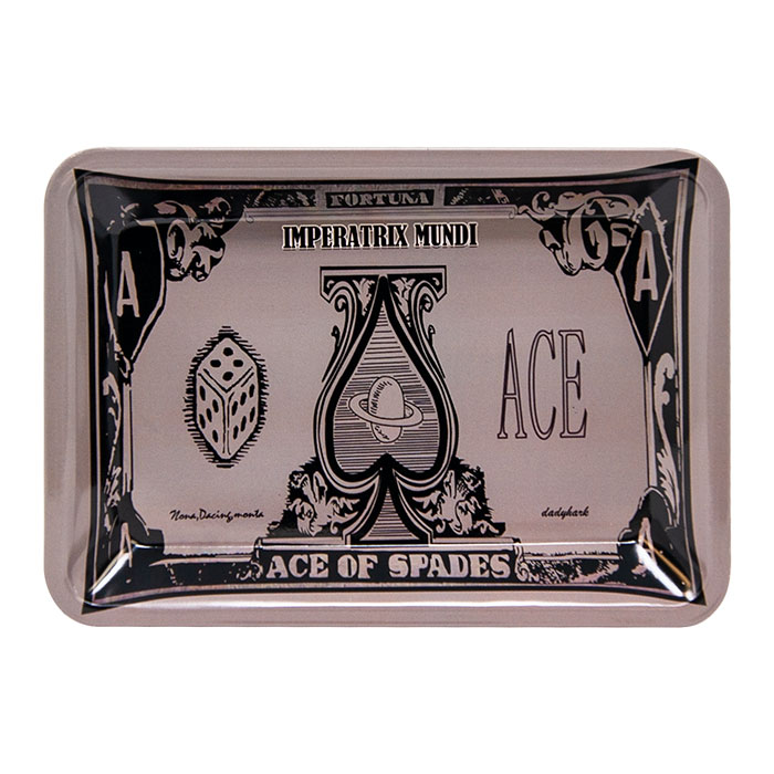 Ace Of Spades Small Rolling Tray