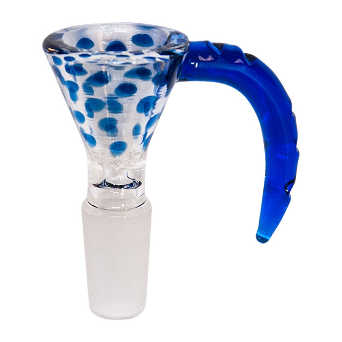 Blue Dotted Bowl With Handle 14mm