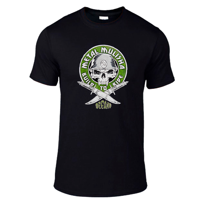 Metal Mulisha Deegan Green Black Cotton T-shirt