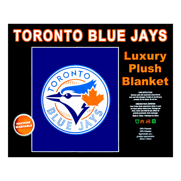 Toronto Blue Jays Queen Size Plush Blanket