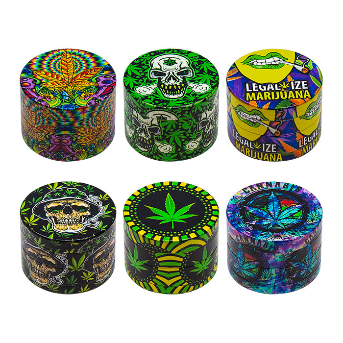 Marijuana 4 Stage Grinder Display Of 12