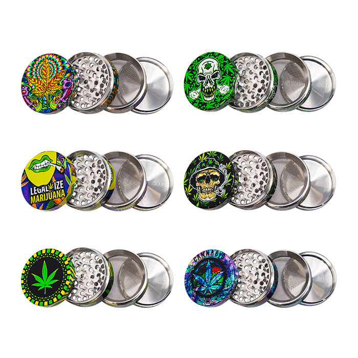 Marijuana 4 Stage Grinder Display Of 12