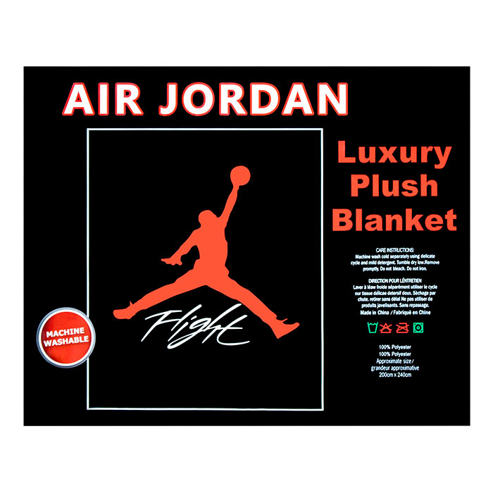 Air Jor-Dan Queen Plush Blanket