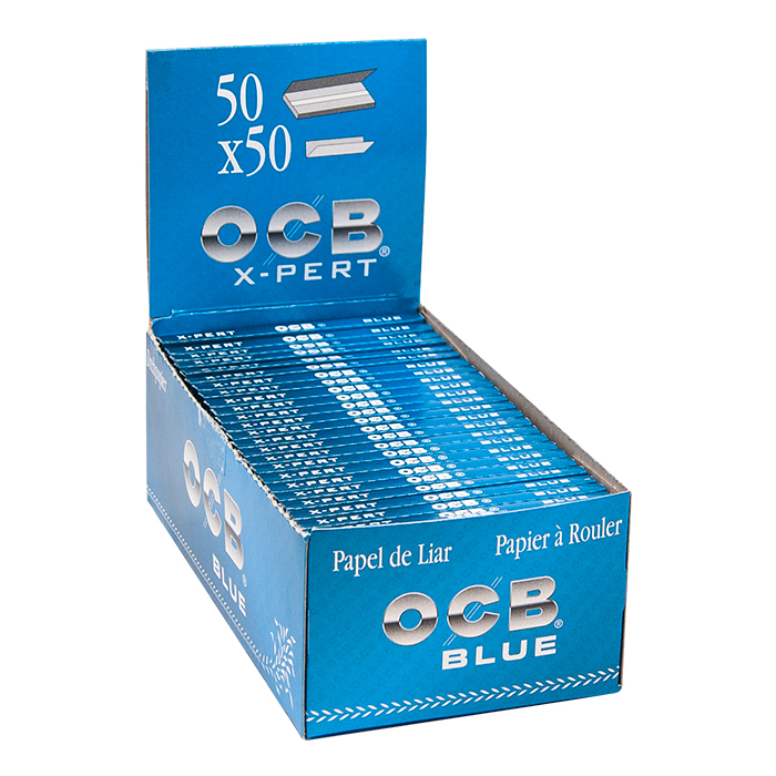 OCB X-pert Blue Single Wide Rolling Paper