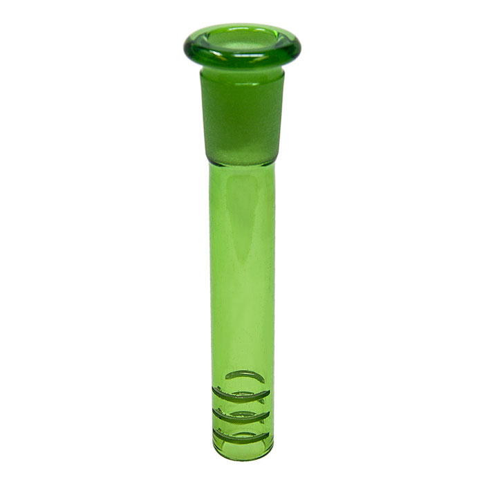 Green Plain Glass Down Stem With 14F-19M 3 Inches