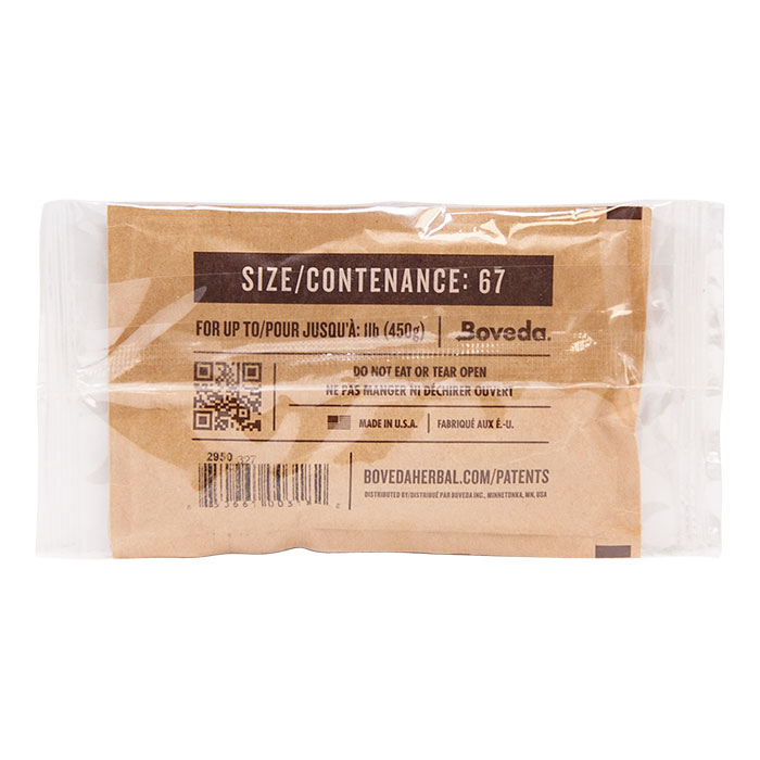 Boveda Humidity Control 67G 62% IND-Wrapped