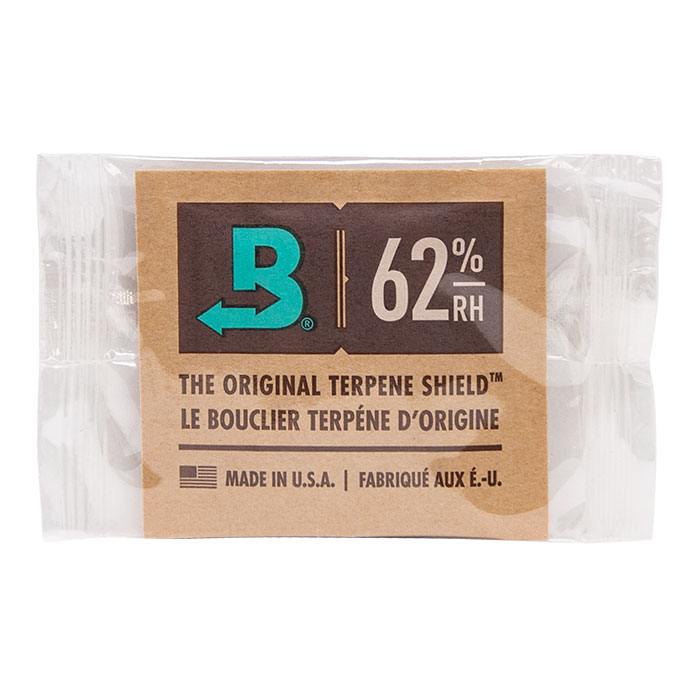 Boveda Humidity Control 62% 8G IND-Wrapped Pack 10