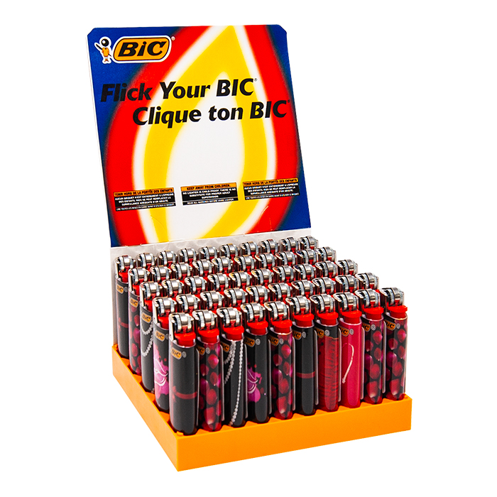 Bic Mini XOXO Lighters Display Of 50