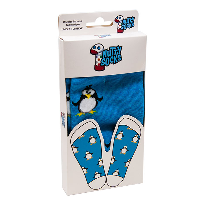 Unisex Penguin Nutty Socks