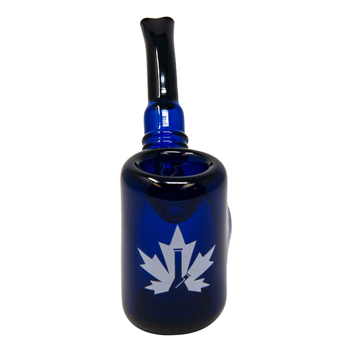 Maple Glass Blue Hefner Hand Pipe 5 Inches