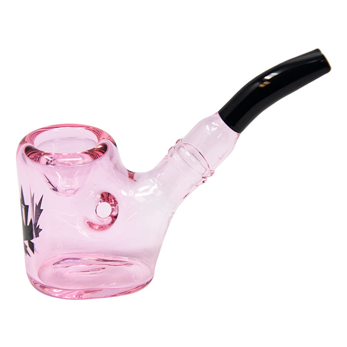 Maple Glass Pink Hefner Hand Pipe 5 Inches