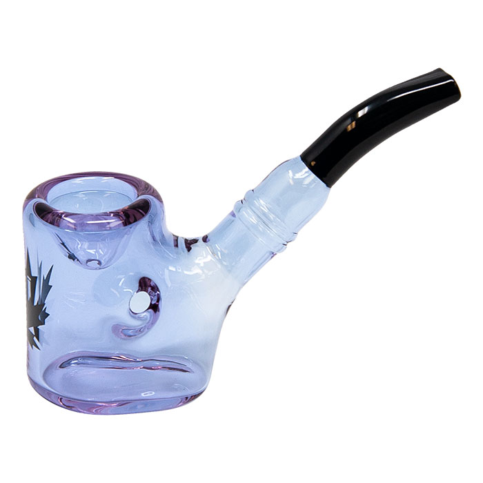Maple Glass Purple Hefner Hand Pipe 5 Inches