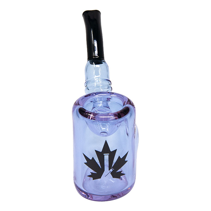 Maple Glass Purple Hefner Hand Pipe 5 Inches