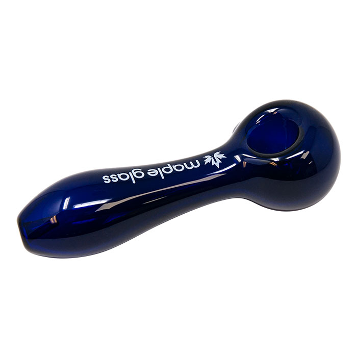 Maple Glass Blue Classic Pipe 6 Inches