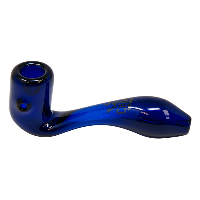 Crown Glass Blue Sherlock Pipe 4 Inches