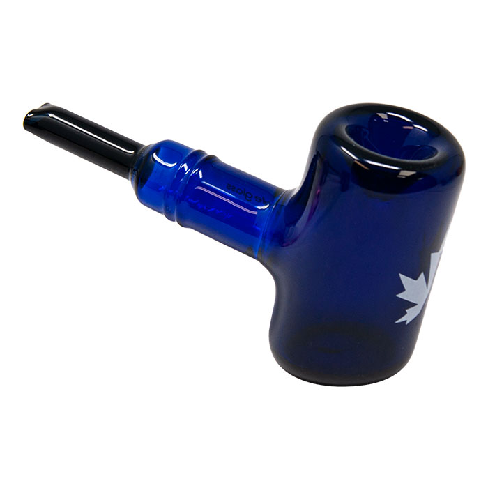 Maple Glass Blue Oxford Hammer Pipe 5.5 Inches