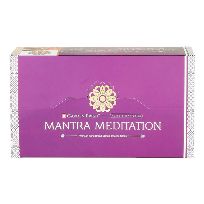 Garden Fresh Mantra Meditation Premium Hand Rolled Incense