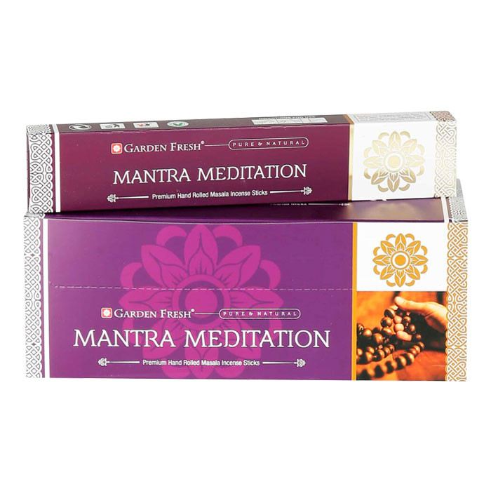 Garden Fresh Mantra Meditation Premium Hand Rolled Incense