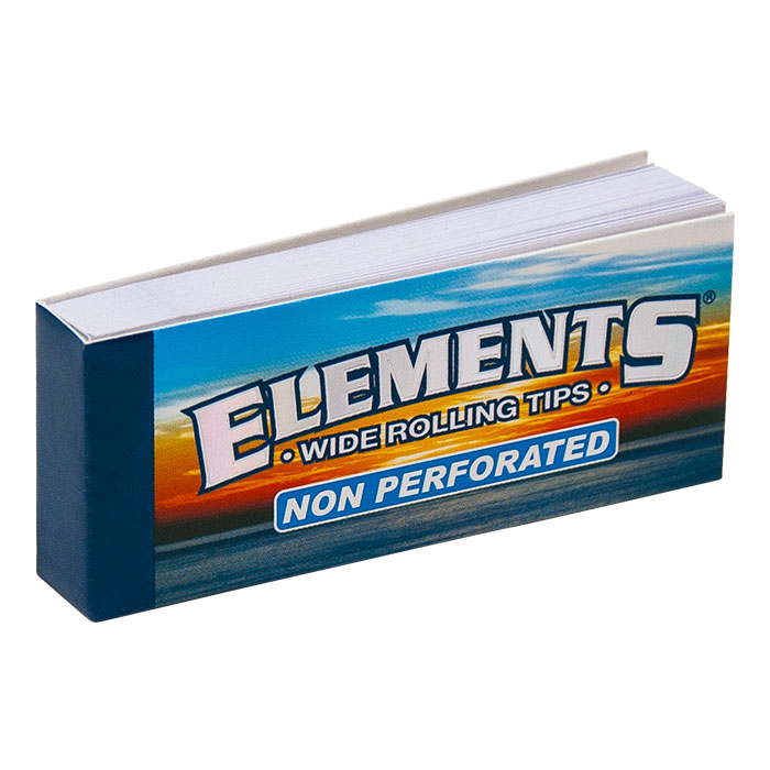 Elements Non Perforated Wide Rolling Tips 50 Per Box