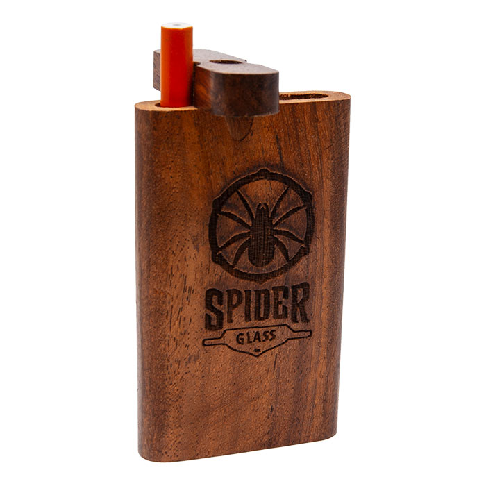 Spider Glass Wooden Dugout 4 Inches