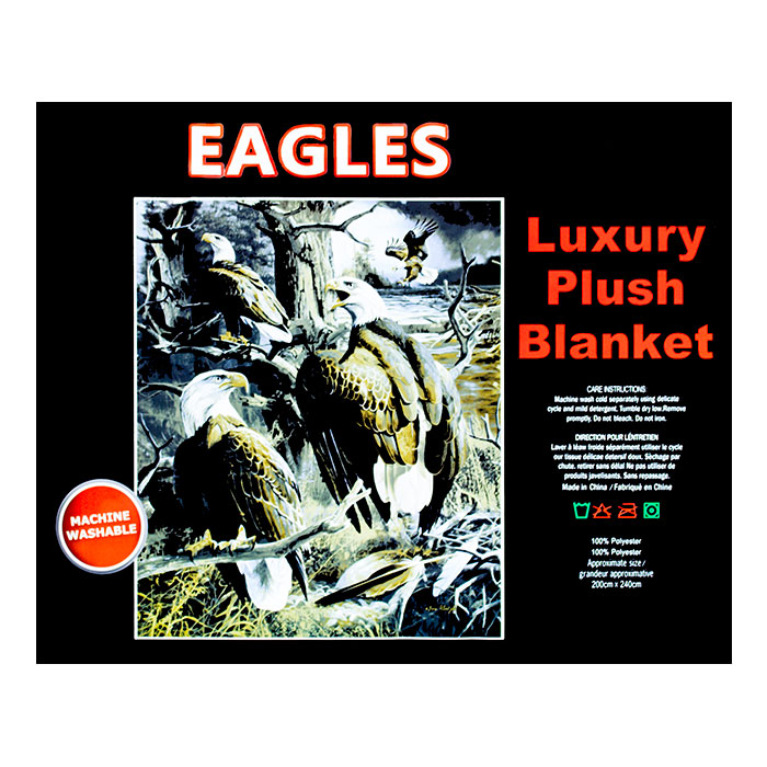 Eagle Queen Plush Blanket