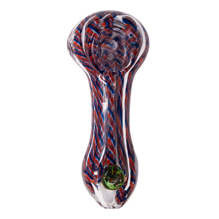 Insideout Rope design glass pipe 3.5 Inches