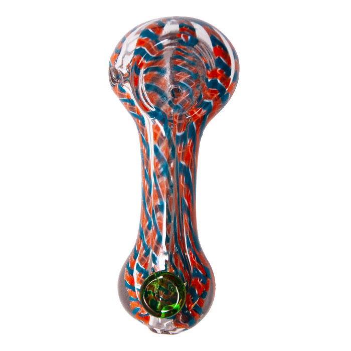 Insideout Rope design glass pipe 3.5 Inches