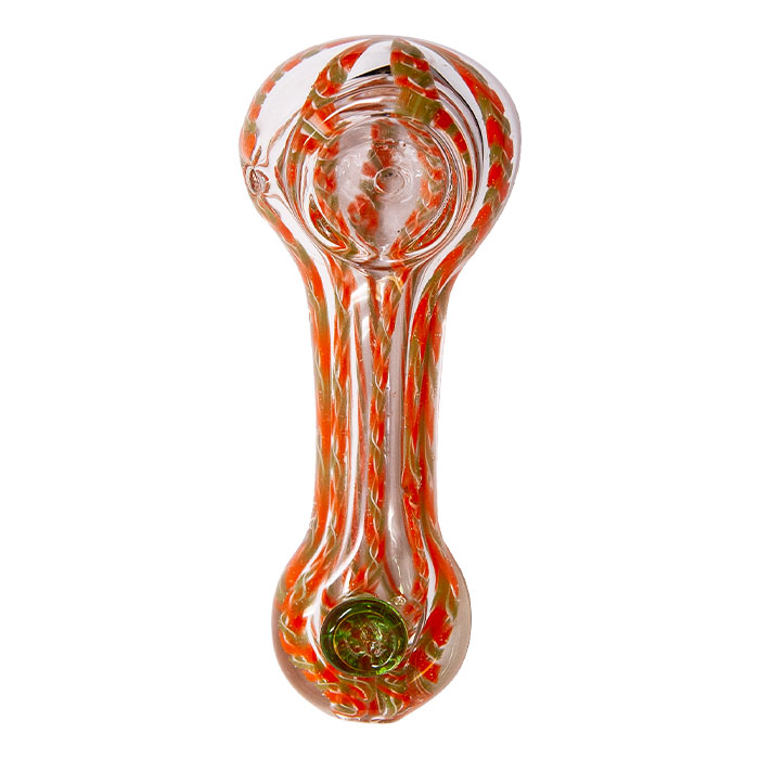 Insideout Rope design glass pipe 3.5 Inches