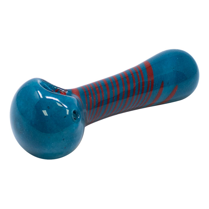 Firozi Color Inside out Frit 4 Inches Glass Pipe 