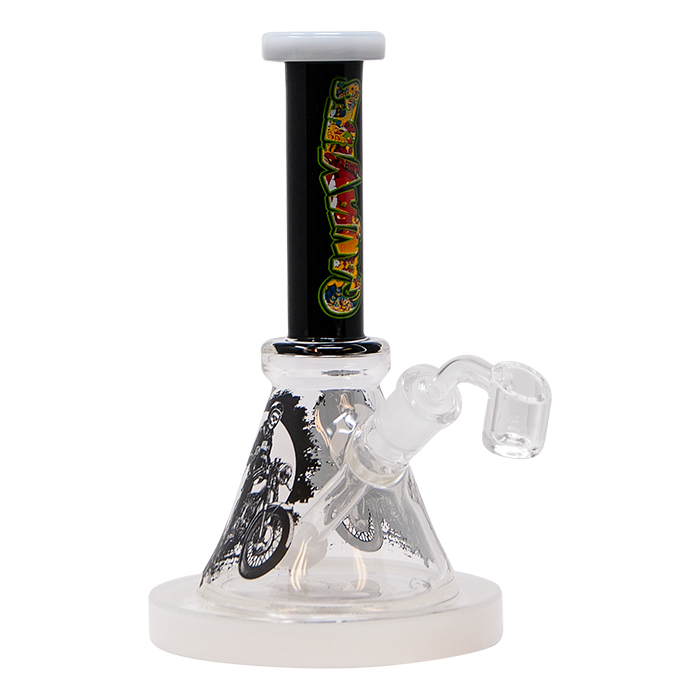 Let's Ride Tropical Series 8 Inches Ganjavibes Dab Rig and Bong