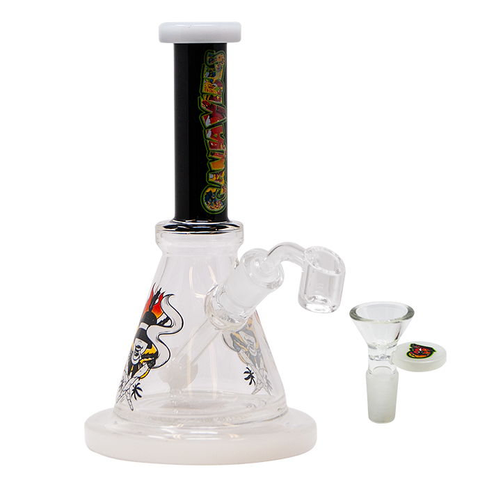 Weed Girl Tropical Series 8 Inches Ganjavibes Dab Rig and Bong