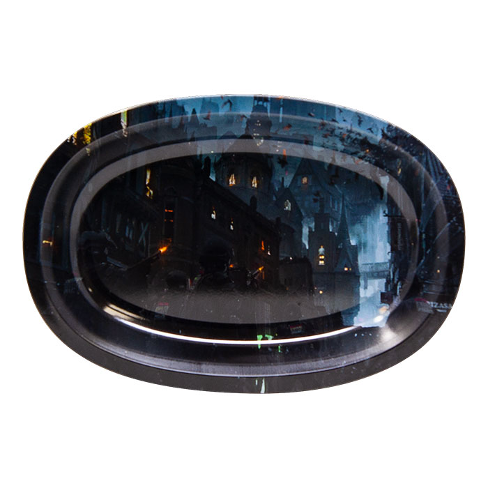 Darkness Fall Small Oval Rolling Tray
