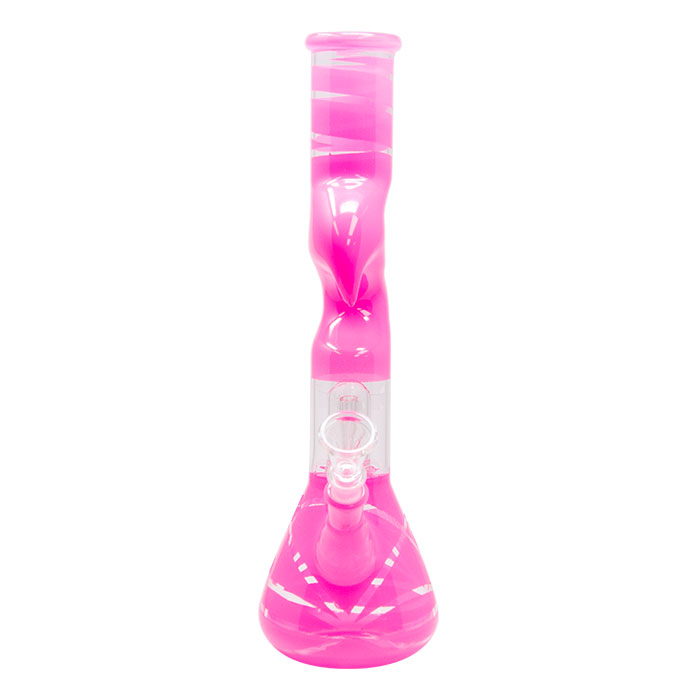 12 Inches Pink Kink Percolated Zong Bong