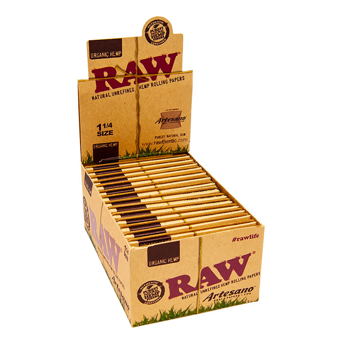 Raw Organic Artesano Rolling Paper 1.25 Ct 15