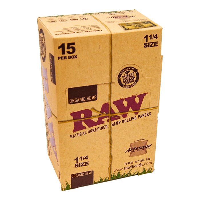 Raw Organic Artesano Rolling Paper 1.25 Ct 15