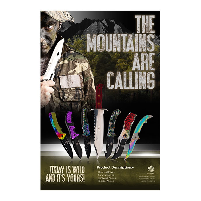 Survival Knives Poster