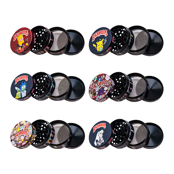 Backwoods Animated 4 Stage Grinders Display Of 12