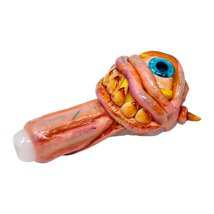 Smiling Monster Hand Pipe 5 Inches