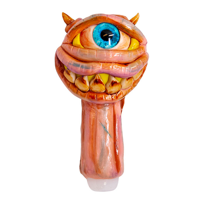 Smiling Monster Hand Pipe 5 Inches