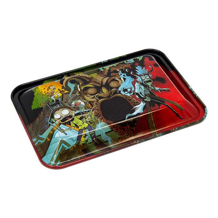 Rick And Morty Devil Small Rolling Tray With Magnetic Lid
