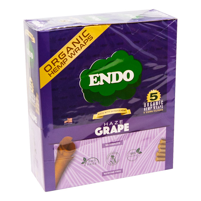 Endo Haze Grape Organic Hemp Wraps