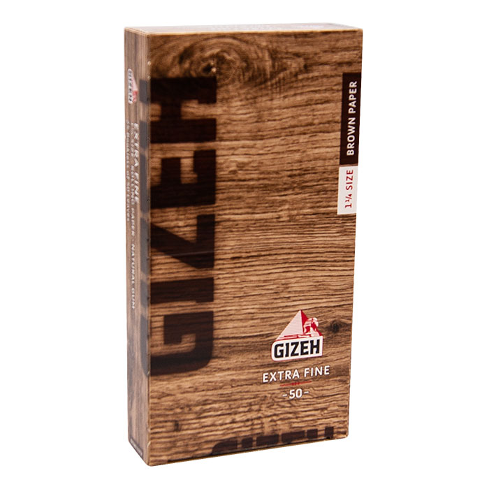 Gizeh Brown Extra Fine Rolling Paper Display Of 25 Booklets