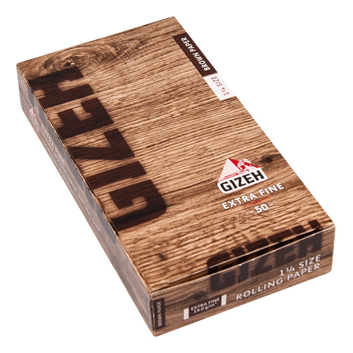 Gizeh Brown Extra Fine Rolling Paper Display Of 25 Booklets