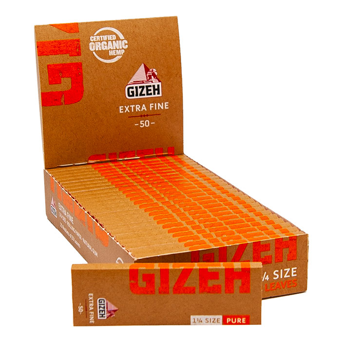 Gizeh Extra Fine Pure Rolling Paper Display Of 25 Booklets