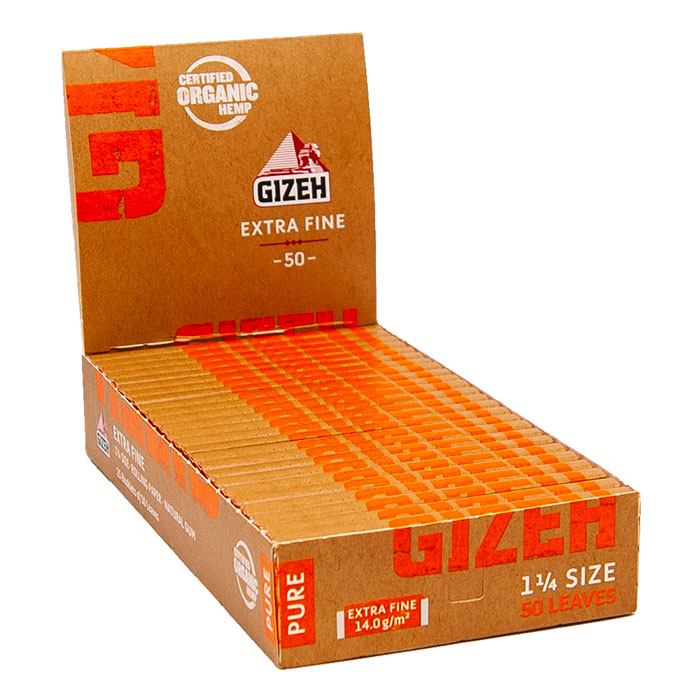 Gizeh Extra Fine Pure Rolling Paper Display Of 25 Booklets