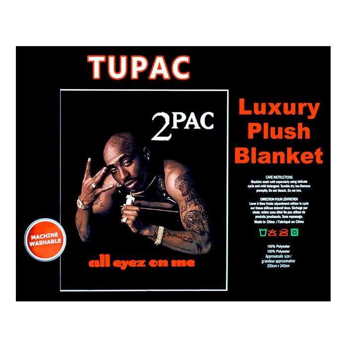 Tupac All Eye On Me Queen Size Plush Blanket