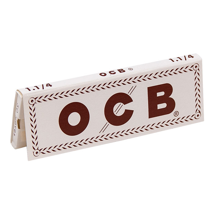 OCB White 1.25 Rolling Paper Display Of 25
