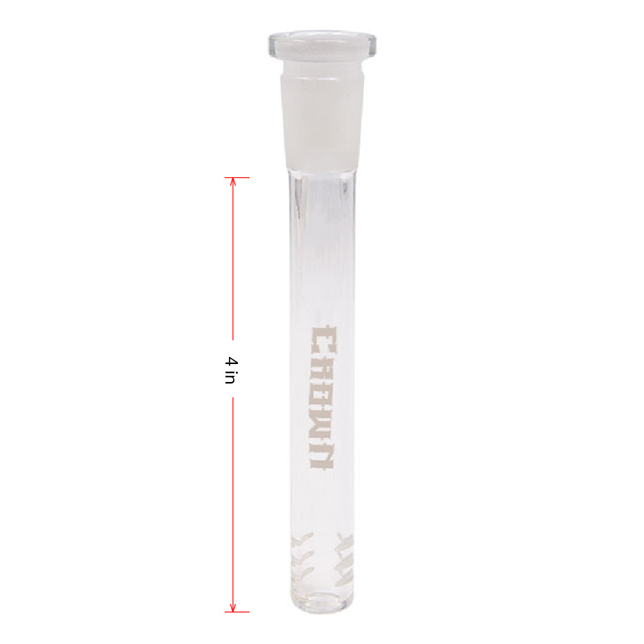 Crown Glass 4 Inches White Stem 14mm